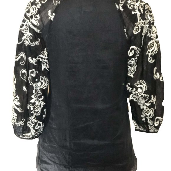 Anthropologie Edmé & Esyllte Floral Blouse - Picture 2 of 7